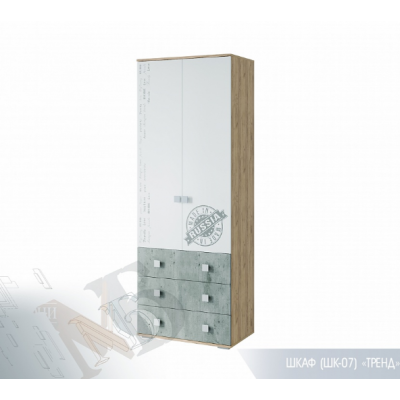 Шкаф 2-х дверный ''Тренд'' ШК-07